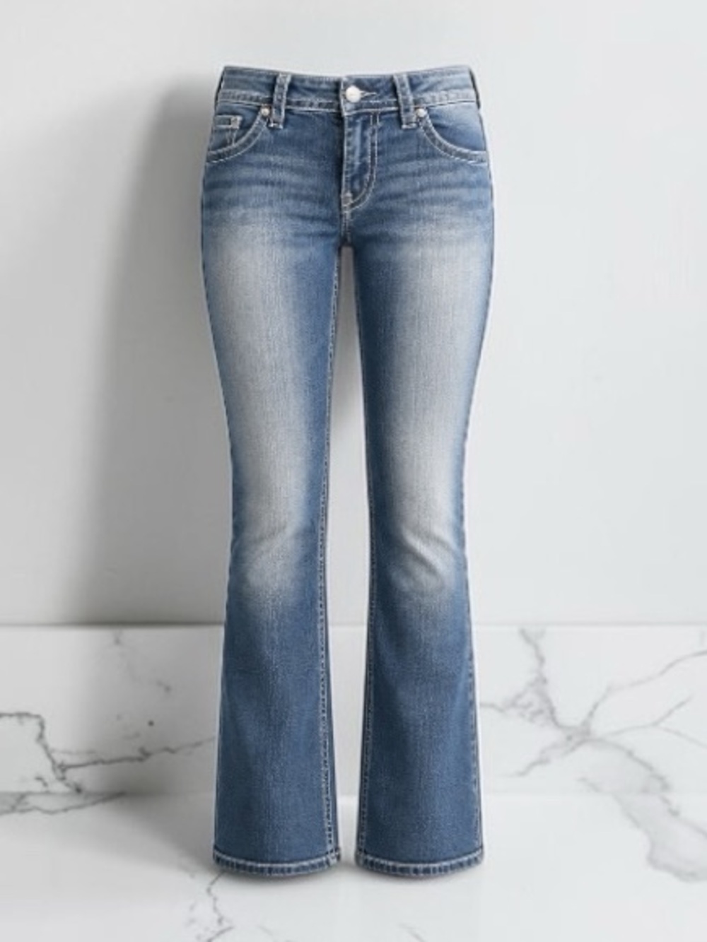 Silver denim jeans ๐ Size 28 ๐ - Picture 1 of 9